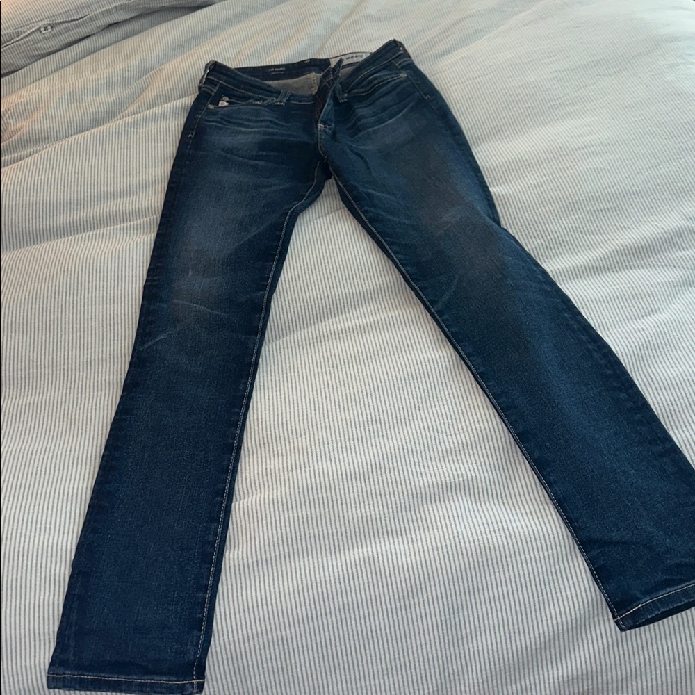 Ag Adriano Goldschmied The Prima Ankle
Pintucked cigarette jeans size 26
